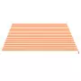 Tessuto di Ricambio per Tenda da Sole Giallo e Arancio 4,5x3,5m