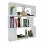 Libreria/Divisorio Bianco 80x24x96 cm in Legno Multistrato