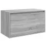 Panca da Ingresso 80x40x45 cm Grigio Sonoma Legno Multistrato