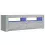 Mobile Porta TV con Luci LED Grigio Sonoma 120x35x40 cm