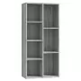 Libreria Grigio Sonoma 50x25x106 cm