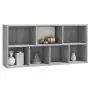 Libreria Grigio Sonoma 50x25x106 cm