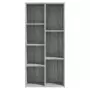 Libreria Grigio Sonoma 50x25x106 cm