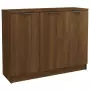 Credenza Rovere Marrone 90,5x30x70 cm in Legno Multistrato