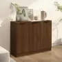 Credenza Rovere Marrone 90,5x30x70 cm in Legno Multistrato