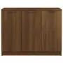 Credenza Rovere Marrone 90,5x30x70 cm in Legno Multistrato