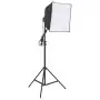 Kit per Studio Fotografico con Set di Luci e Fondale