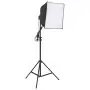 Kit per Studio Fotografico con Set Luci, Fondale e Riflettore