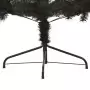 Albero di Natale Artificiale a Metà con Base Nero 210 cm PVC