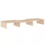 Supporto per Monitor 60x24x10,5 cm in Legno Massello di Pino