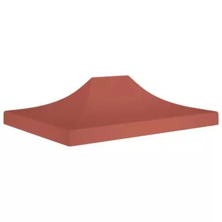 Tetto per Tendone per Feste 4x3 m Terracotta 270 g/m²