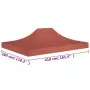 Tetto per Tendone per Feste 4x3 m Terracotta 270 g/m²