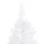 Albero di Natale Artificiale ad Angolo Bianco 240 cm PVC