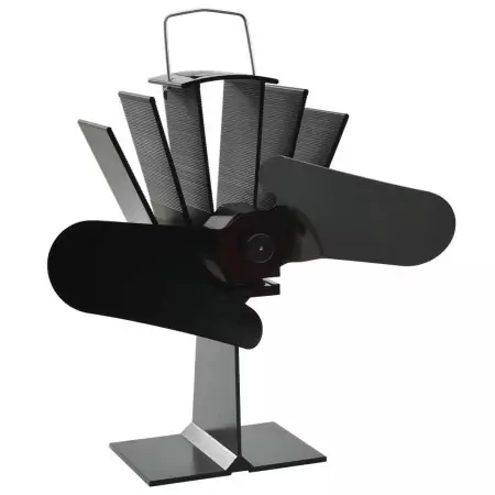 Ventilatore per la Stufa con 2 Pale Nero