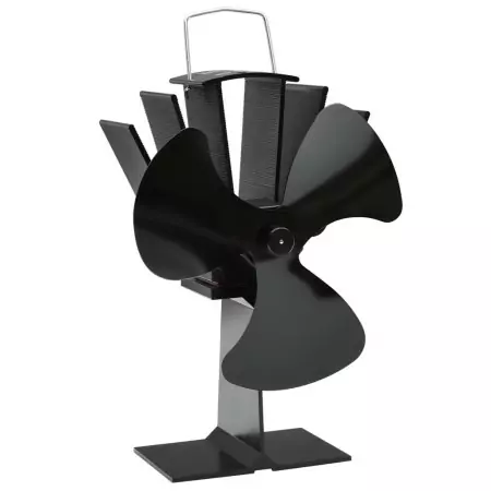 Ventilatore per la Stufa con 3 Pale Nero