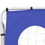 Porta da Calcio e Telone con Buchi per Allenamento 240x92x150 cm