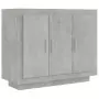 Credenza Grigio Cemento 92x35x75 cm in Legno Multistrato