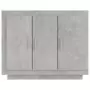 Credenza Grigio Cemento 92x35x75 cm in Legno Multistrato