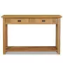 Tavolo Consolle in Legno Massello di Teak 120x30x80 cm