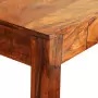 Tavolo Consolle con 3 Cassetti 80 cm Legno Massello di Sheesham