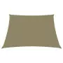 Parasole a Vela in Tela Oxford a Trapezio 3/5x4 m Beige