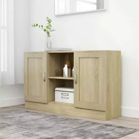 Credenza Rovere Sonoma 120x30,5x70 cm in Truciolato