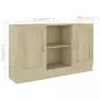 Credenza Rovere Sonoma 120x30,5x70 cm in Truciolato