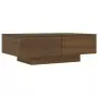 Tavolino Salotto Rovere Marrone 90x60x31 cm Legno Multistrato