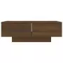 Tavolino Salotto Rovere Marrone 90x60x31 cm Legno Multistrato