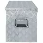 Cassetta in Alluminio 110,5x38,5x40cm Argento