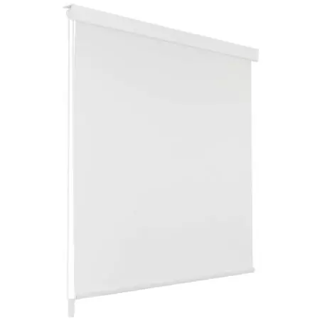 Tenda a Rullo per Doccia 80x240 cm Bianco