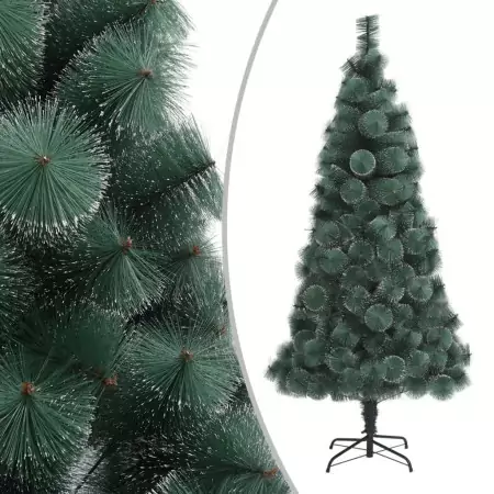 Albero di Natale Artificiale con Supporto Verde 240 cm PET