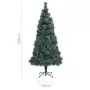 Albero di Natale Artificiale con Supporto Verde 240 cm PET