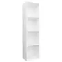 Libreria / Mobile TV Bianco 36x30x143 cm in Legno Multistrato