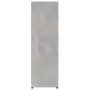 Armadio da Bagno Grigio Cemento 30x30x95 cm in Truciolato