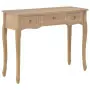 280047  Dressing Console Table with 3 Drawers Brown