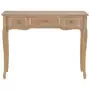 280047  Dressing Console Table with 3 Drawers Brown