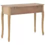 280047  Dressing Console Table with 3 Drawers Brown