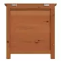 Scatola Cuscini Esterno Marrone 50x50x56cm Legno Massello Abete