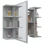 Mobile da Bagno Grigio Sonoma 80x20,5x64cm in Legno Multistrato