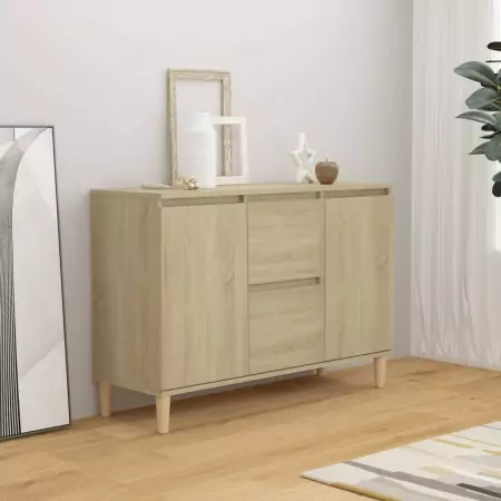 Credenza Rovere Sonoma 103,5x35x70 cm in Truciolato