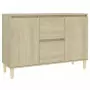 Credenza Rovere Sonoma 103,5x35x70 cm in Truciolato