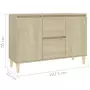 Credenza Rovere Sonoma 103,5x35x70 cm in Truciolato