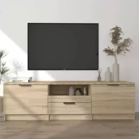 Mobile per TV Rovere Sonoma 140x35x40cm Legno Multistrato