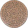 Tavolo da Bistrot Terracotta 60 cm a Mosaico