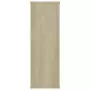 Mensole a Muro Rovere Sonoma 104x20x58,5 cm in Truciolato