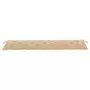 Cuscino per Panca da Giardino Beige 180x50x7 cm in Tessuto