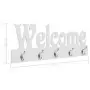 Appendiabiti a Muro WELCOME Bianco 74x29,5 cm