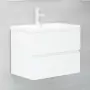 Set Mobili da Bagno Bianco in Truciolato