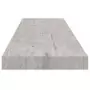 Scaffale a Parete Grigio Cemento 90x23,5x3,8 cm in MDF